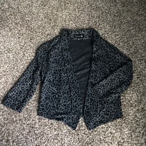 Leopard print cardigan